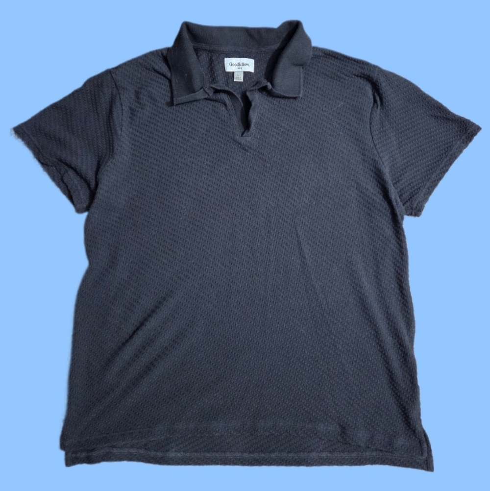 Goodfellow & Co Black Collared Shirt Size L